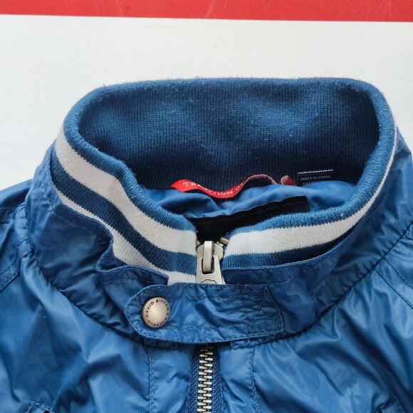 Buffalo David Bitton bomber jacket men's size M blue lot of pockets - Picture 9 of 15